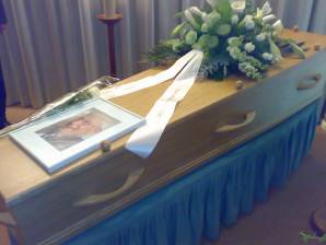 the casket with Cor de Lezenne Coulander